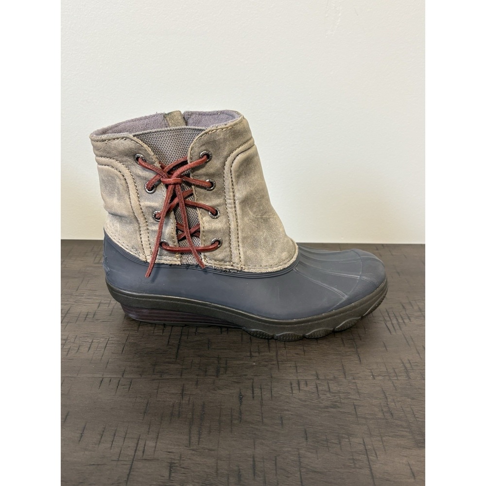 Sperry Top Sider Saltwater Wedge Tide Duck Boots Women's Size 7 Gorpcore - Picture 12 of 16